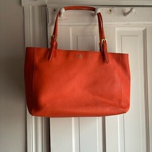 Tory Burch Vibrant Orange Tote